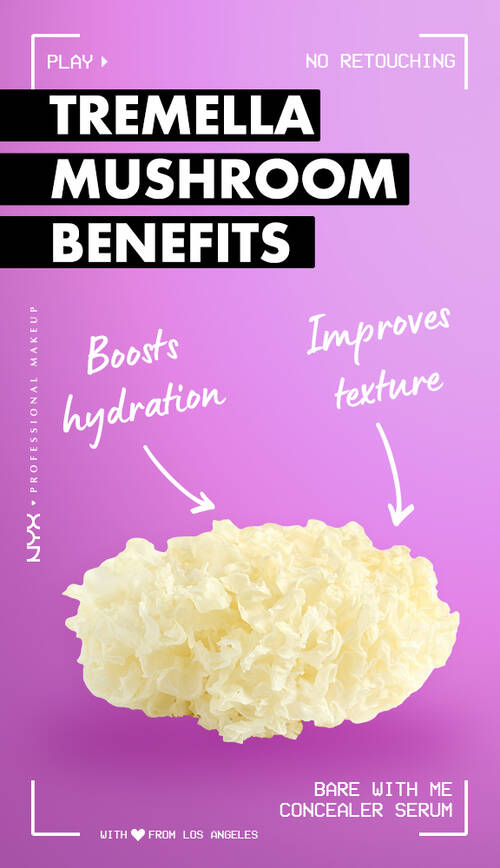 Image of Tremella Mushroom Benefits Graphic