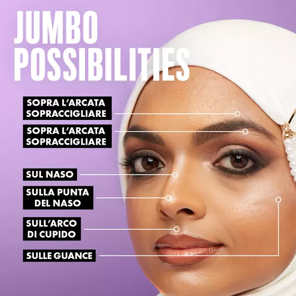 Multi-use face highlighter on your cheek, lips and nose.
