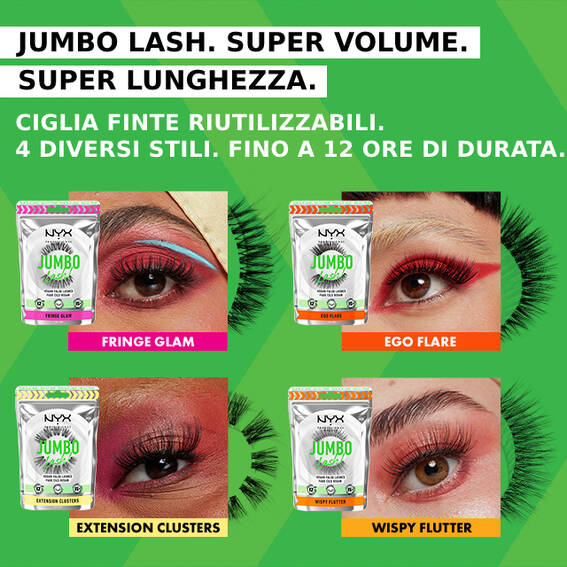 4 jumbo lash styles