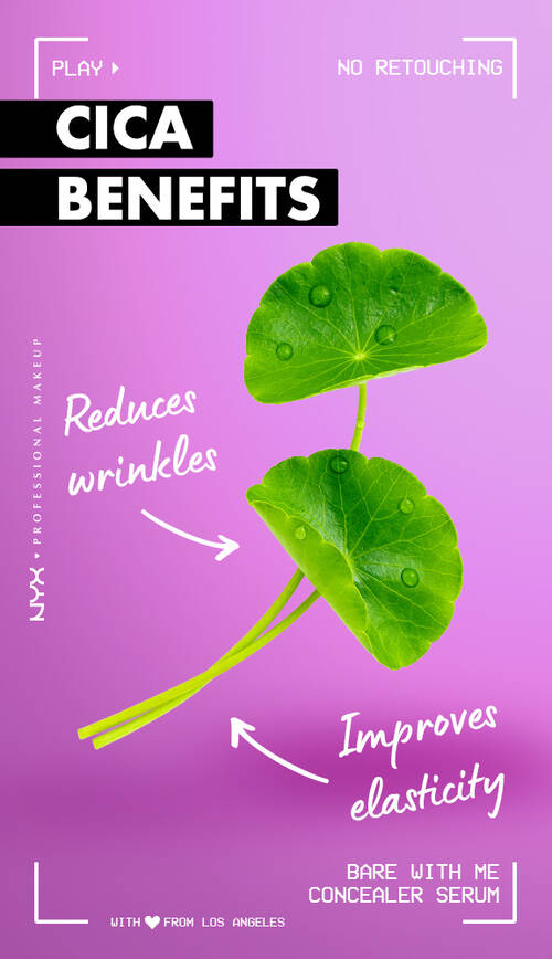 Image of Cica Benefits Graphic