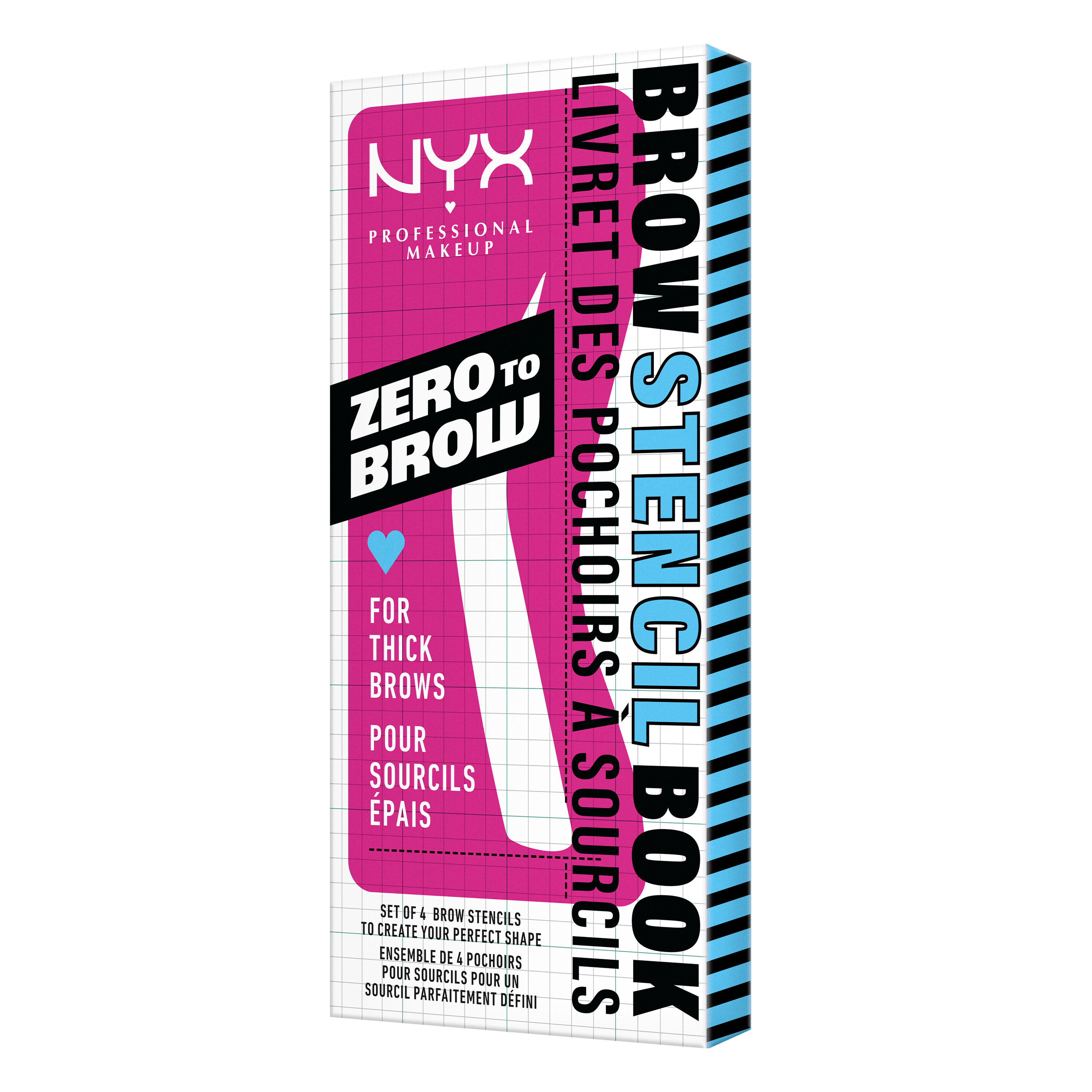 Zero to Brow Stencil