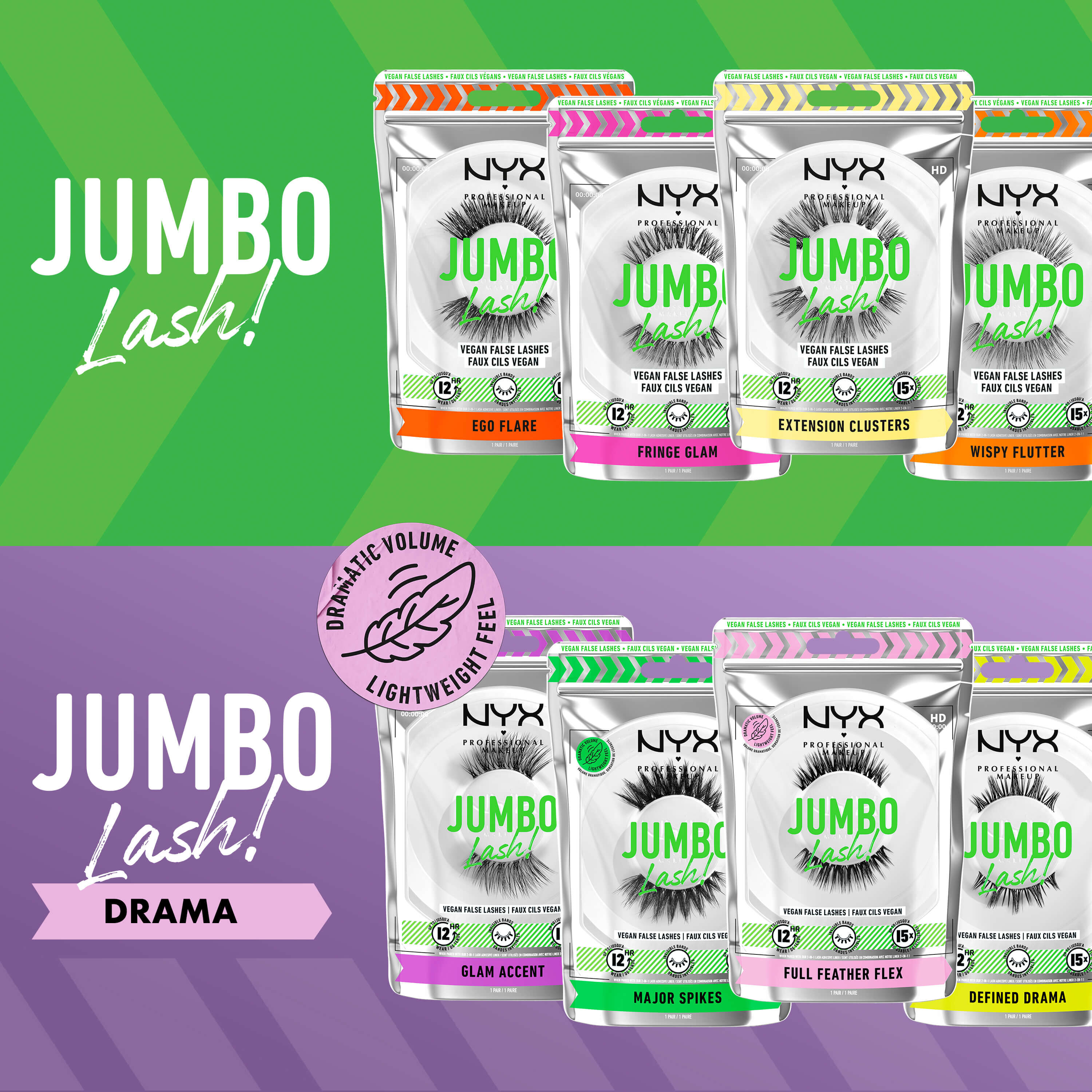 Ciglia Finte Jumbo Lash