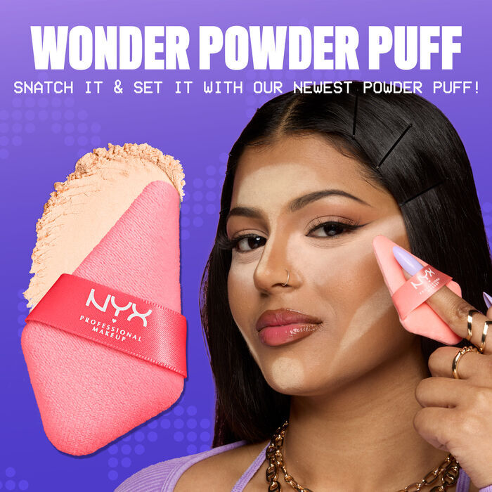 Applicatore per cipria Wonder Powder Puff di Nyx Professional Makeup