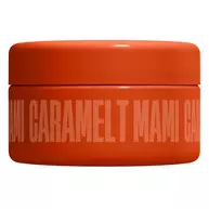 Burro corpo scintillante NYX Professional Makeup Fat Oil Shimmer (Caramelt Mami), mostrato aperto con la texture ambrata e brillante in un vasetto arancione e tappo coordinato, formato 145 ml.