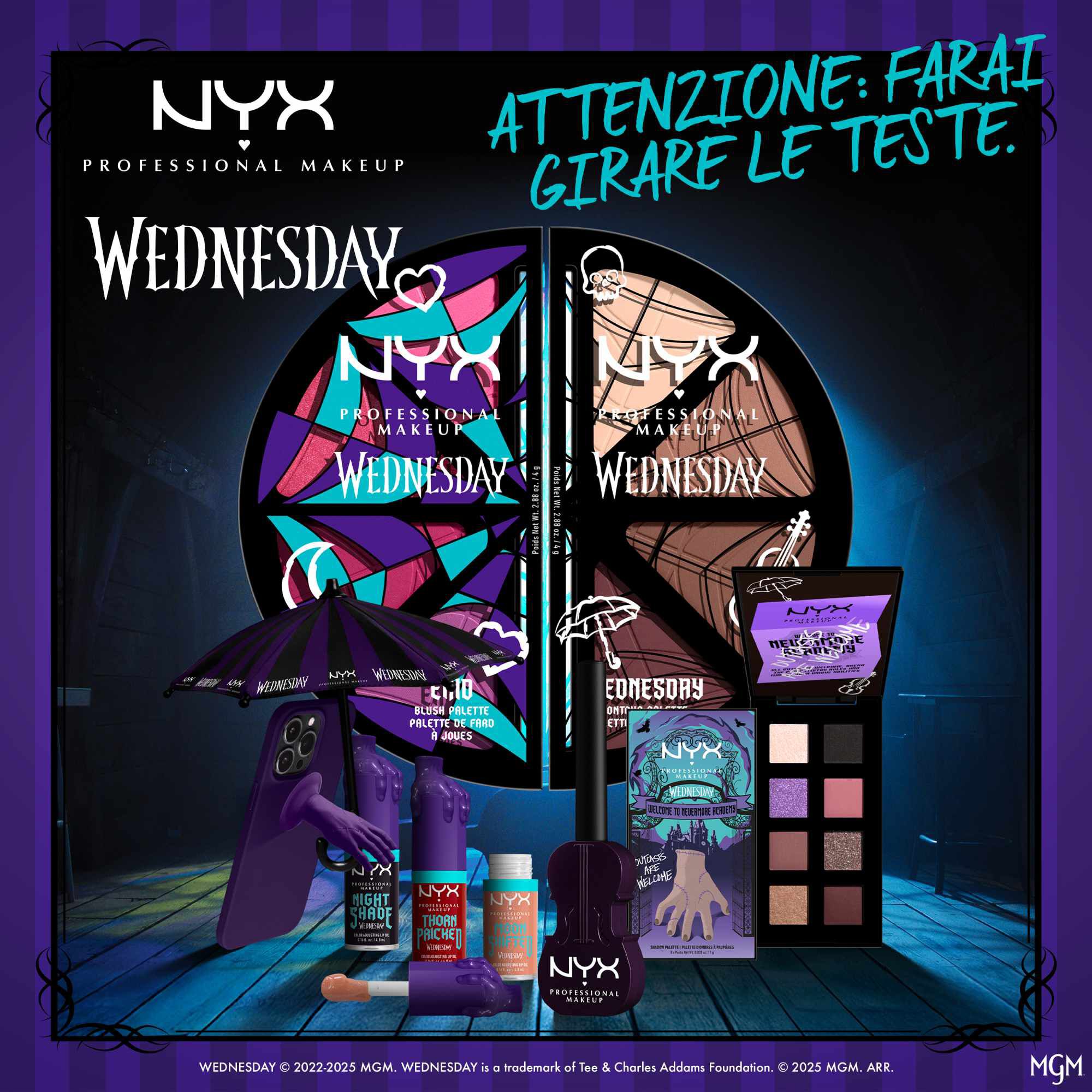 Wednesday Phone Umbrella