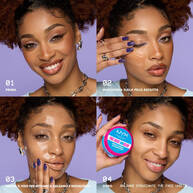 Tutorial in quattro passaggi per l'utilizzo del balsamo detergente struccante NYX The Face Unglue.