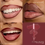 Applicazione sulle labbra del NYX Professional Makeup Lip Lingerie Liner Stain.