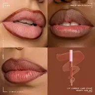 Applicazione sulle labbra del NYX Professional Makeup Lip Lingerie Liner Stain.