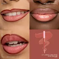 Applicazione sulle labbra del NYX Professional Makeup Lip Lingerie Liner Stain.
